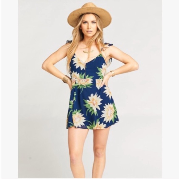 NWT Show Me Your Mumu Delilah Sunflower Mini Dress - Picture 2 of 5